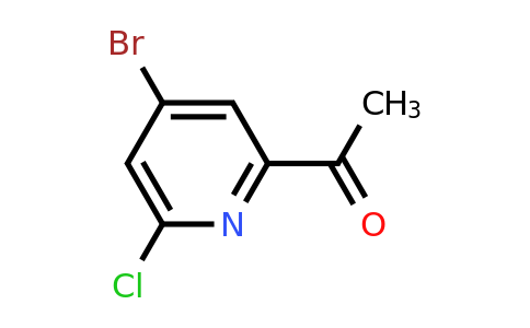 CAS 1060815-65-7 | 1-(4-Bromo-6-chloropyridin-2-YL)ethanone