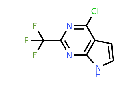 CAS 1060815-85-1 | 4-Chloro-2-(trifluoromethyl)-7H-pyrrolo[2,3-D]pyrimidine