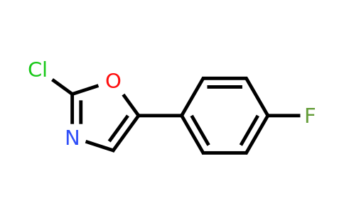 CAS 1060816-27-4 | 2-Chloro-5-(4-fluorophenyl)oxazole