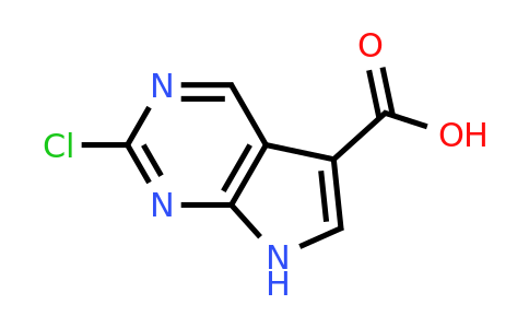 2-chloro-7H-pyrrolo[2,3-d]pyrimidine-5-carboxylic acid