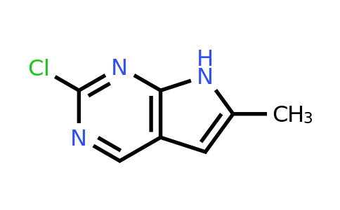 CAS 1060816-56-9 | 2-chloro-6-methyl-7H-pyrrolo[2,3-d]pyrimidine