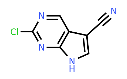 CAS 1060816-60-5 | 2-chloro-7H-pyrrolo[2,3-d]pyrimidine-5-carbonitrile