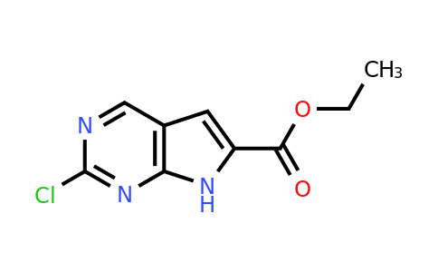 CAS 1060816-62-7 | Ethyl 2-chloro-7H-pyrrolo[2,3-D]pyrimidine-6-carboxylate