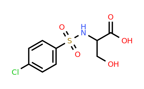 CAS 106111-13-1 | 2-(4-chlorobenzenesulfonamido)-3-hydroxypropanoic acid