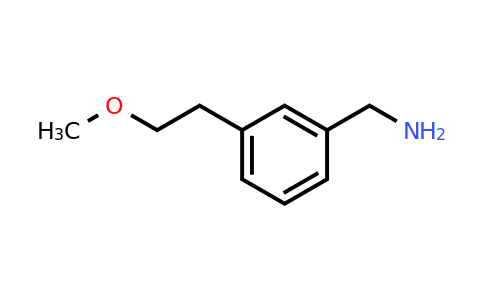 CAS 1061650-42-7 | (3-(2-methoxyethyl)phenyl)methanamine