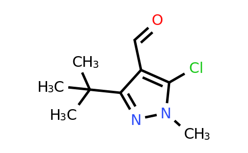 CAS 1061983-48-9 | 3-Tert-butyl-5-chloro-1-methyl-1H-pyrazole-4-carbaldehyde