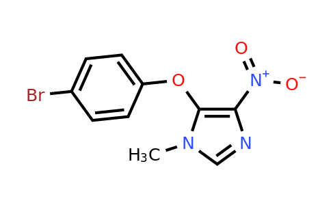 CAS 1061999-85-6 | 5-(4-bromophenoxy)-1-methyl-4-nitro-1H-imidazole