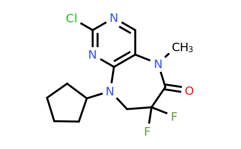 CAS 1062246-03-0 | 2-Chloro-9-cyclopentyl-7,7-difluoro-5-methyl-8,9-dihydro-5H-pyrimido[4,5-b][1,4]diazepin-6(7H)-one