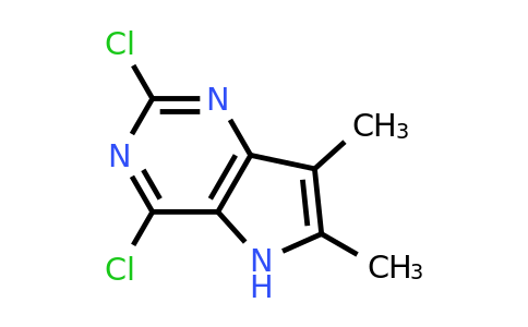 CAS 1062517-28-5 | 2,4-dichloro-6,7-dimethyl-5H-pyrrolo[3,2-d]pyrimidine