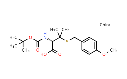 CAS 106306-57-4 | (S)-2-((tert-Butoxycarbonyl)amino)-3-((4-methoxybenzyl)thio)-3-methylbutanoic acid