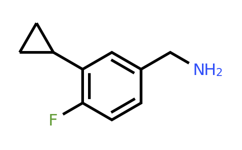 CAS 1063733-90-3 | (3-Cyclopropyl-4-fluorophenyl)methanamine