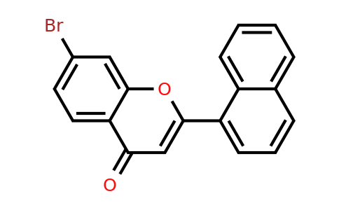 CAS 1063978-38-0 | 7-Bromo-2-(naphthalen-1-YL)-4H-chromen-4-one