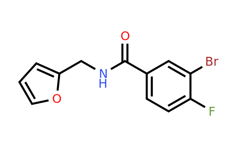 CAS 1065074-07-8 | 3-Bromo-4-fluoro-N-(furan-2-ylmethyl)benzamide