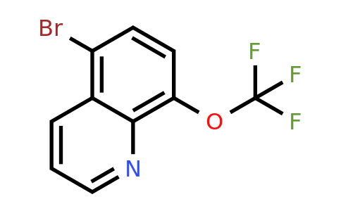 CAS 1065074-23-8 | 5-Bromo-8-(trifluoromethoxy)quinoline