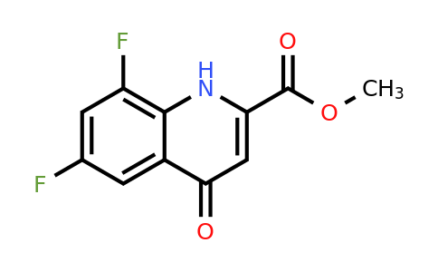 CAS 1065074-53-4 | Methyl 6,8-difluoro-4-oxo-1,4-dihydroquinoline-2-carboxylate