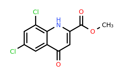 CAS 1065074-55-6 | Methyl 6,8-dichloro-4-oxo-1,4-dihydroquinoline-2-carboxylate