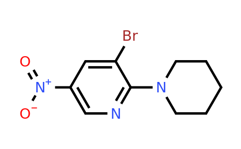 CAS 1065074-87-4 | 3-Bromo-5-nitro-2-(piperidin-1-yl)pyridine