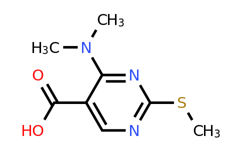 CAS 1065075-76-4 | 4-(Dimethylamino)-2-(methylthio)pyrimidine-5-carboxylic acid