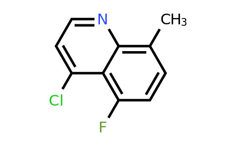 CAS 1065093-43-7 | 4-Chloro-5-fluoro-8-methylquinoline