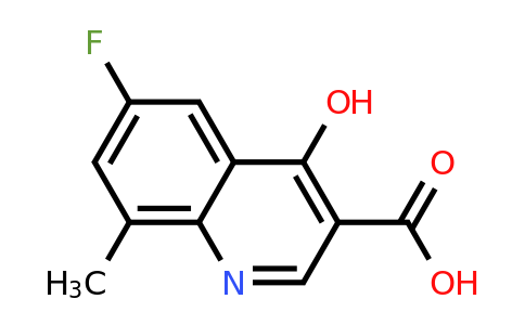CAS 1065094-02-1 | 6-Fluoro-4-hydroxy-8-methylquinoline-3-carboxylic acid