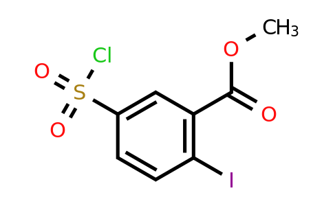 CAS 1065102-81-9 | methyl 5-(chlorosulfonyl)-2-iodobenzoate