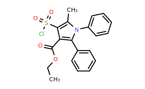 CAS 1065103-48-1 | Ethyl 4-(chlorosulfonyl)-5-methyl-1,2-diphenyl-1H-pyrrole-3-carboxylate