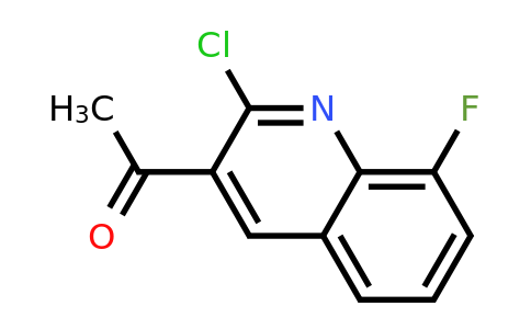 CAS 1065481-26-6 | 1-(2-Chloro-8-fluoroquinolin-3-yl)ethanone
