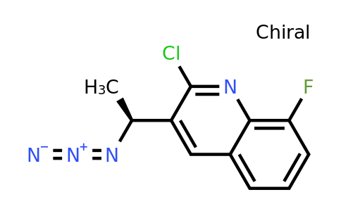 (S)-3-(1-azidoethyl)-2-chloro-8-fluoroquinoline