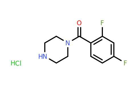 CAS 1065586-37-9 | 1-(2,4-Difluorobenzoyl)piperazine hydrochloride