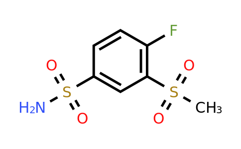 CAS 1065603-81-7 | 4-Fluoro-3-methanesulfonylbenzene-1-sulfonamide