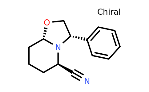 CAS 106565-71-3 | (3S,5R,8aS)-3-Phenylhexahydro-2H-oxazolo[3,2-a]pyridine-5-carbonitrile