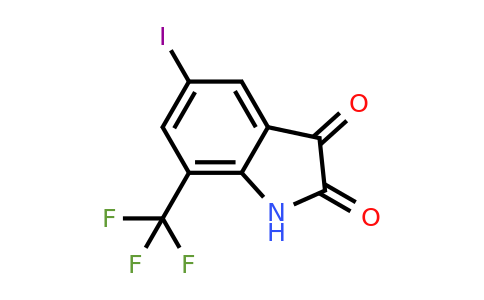 CAS 1067187-88-5 | 5-Iodo-7-(trifluoromethyl)indoline-2,3-dione