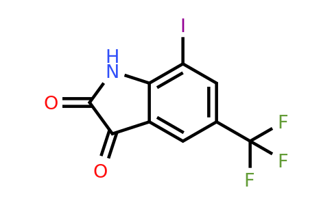 CAS 1067187-92-1 | 7-Iodo-5-(trifluoromethyl)indoline-2,3-dione