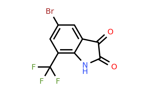 CAS 1067187-97-6 | 5-Bromo-7-(trifluoromethyl)indoline-2,3-dione