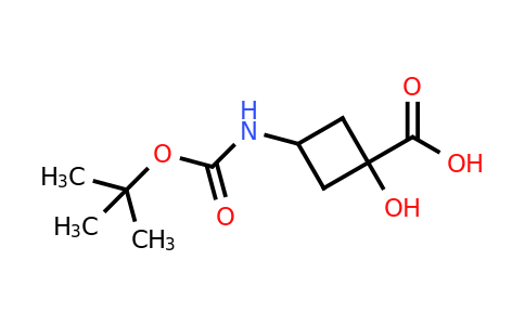 CAS 1067239-17-1 | 3-{[(tert-butoxy)carbonyl]amino}-1-hydroxycyclobutane-1-carboxylic acid