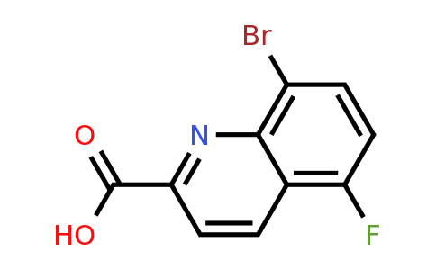 CAS 1067914-57-1 | 8-Bromo-5-fluoroquinoline-2-carboxylic acid