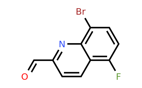 CAS 1067914-59-3 | 8-Bromo-5-fluoroquinoline-2-carbaldehyde