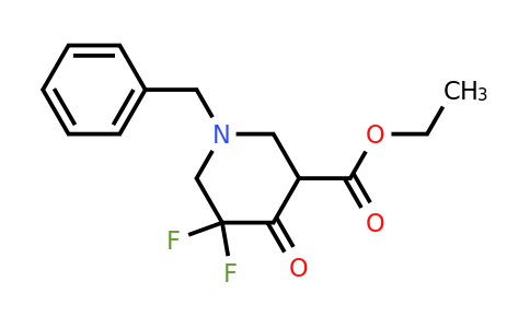 CAS 1067915-34-7 | Ethyl 1-benzyl-5,5-difluoro-4-oxopiperidine-3-carboxylate