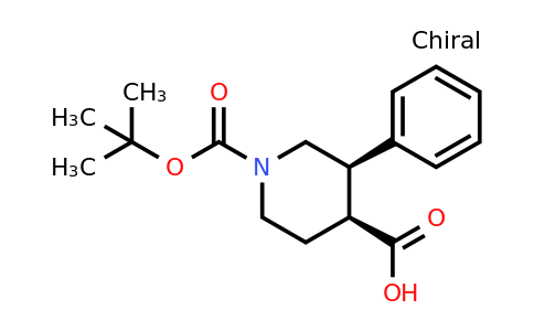 CAS 1068522-21-3 | cis-1-tert-butoxycarbonyl-3-phenyl-piperidine-4-carboxylic acid