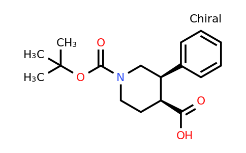 cis-1-tert-butoxycarbonyl-3-phenyl-piperidine-4-carboxylic acid