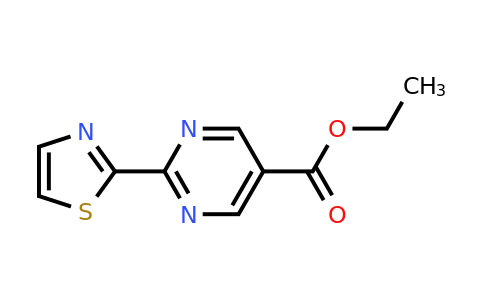 CAS 1068975-56-3 | Ethyl 2-(thiazol-2-yl)pyrimidine-5-carboxylate