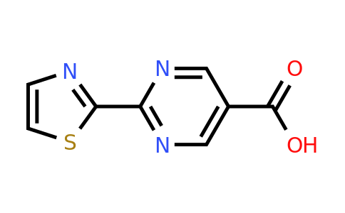 CAS 1068975-58-5 | 2-(Thiazol-2-yl)pyrimidine-5-carboxylic acid