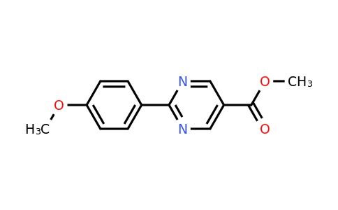 CAS 1068977-07-0 | Methyl 2-(4-methoxyphenyl)pyrimidine-5-carboxylate