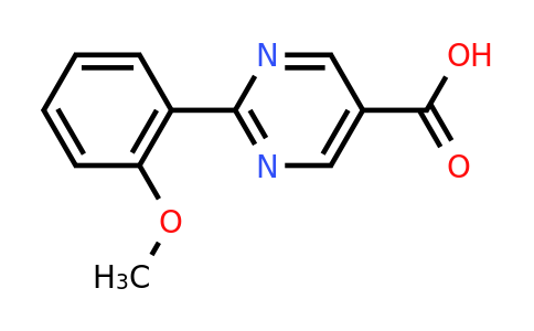 CAS 1068977-12-7 | 2-(2-Methoxyphenyl)pyrimidine-5-carboxylic acid