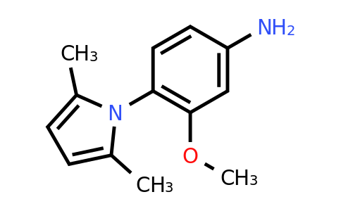 CAS 106981-56-0 | 4-(2,5-Dimethyl-1H-pyrrol-1-yl)-3-methoxyaniline
