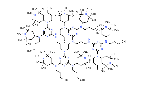 CAS 106990-43-6 | N2,N2'-(Ethane-1,2-diyl)bis(N2-(3-((4,6-bis(butyl(1,2,2,6,6-pentamethylpiperidin-4-yl)amino)-1,3,5-triazin-2-yl)amino)propyl)-N4,N6-dibutyl-N4,N6-bis(1,2,2,6,6-pentamethylpiperidin-4-yl)-1,3,5-triazine-2,4,6-triamine)