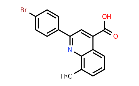 CAS 107027-44-1 | 2-(4-Bromophenyl)-8-methylquinoline-4-carboxylic acid