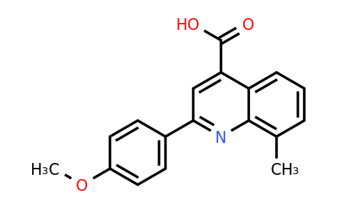 CAS 107027-47-4 | 2-(4-Methoxyphenyl)-8-methylquinoline-4-carboxylic acid