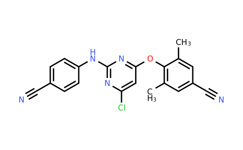 CAS 1070377-34-2 | 4-((6-Chloro-2-((4-cyanophenyl)amino)pyrimidin-4-yl)oxy)-3,5-dimethylbenzonitrile