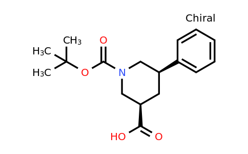 CAS 1070661-25-4 | rac-(3R,5R)-1-[(tert-butoxy)carbonyl]-5-phenylpiperidine-3-carboxylic acid